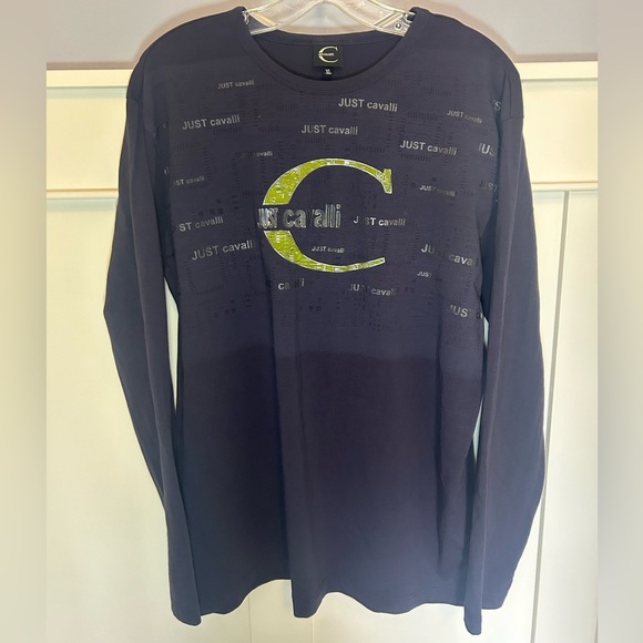 Just Cavalli digital logo longsleeve shirt - Picture 1 of 7